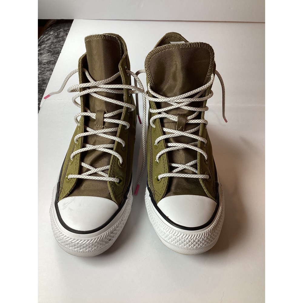 Converse Olive Green High Top Sneakers - Picture 13 of 16